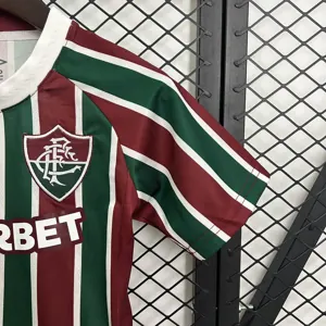 25-26 Fluminense Home Kid Kits Youth Apparels AAAAJersey Supply Yupoo 3