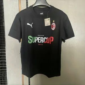 25-26 AC Milan Black Super Cup Champions Cotton T-Shirt AAAAJersey Supplier Yupoo