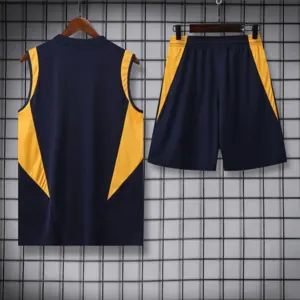 23-24 Real Madrid Training Suits Navy Vest Kit Soccer Jerseys Yupoo 1