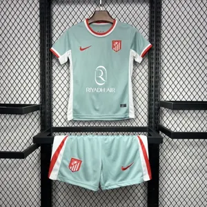 24-25 Atletico Madrid Away Kid Kit Youth Apparels Football AAAAJersey Yupoo