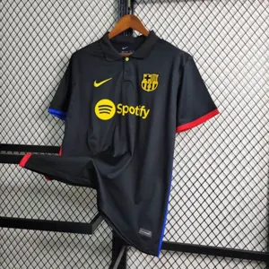 POLO Barcelona black S-XXL Cheap Soccer Jerseys 3
