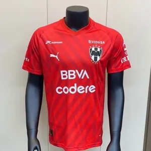 23-24 Rayados Monterrey Goalkeeper Red Kit Player Edition Shirt Soccer Jerseys Yupoo