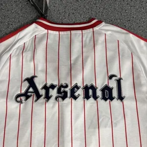 25-26 Arsenal Baseball style Pre Match Casual Training Soccer shirt AAAAJersey Yupoo 1