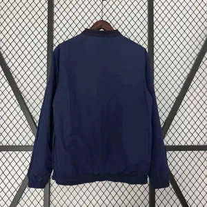 23-24 Barcelona Reversible Windbreaker Red&Navy Special Edition Style Double-Sides Jacket For S 4