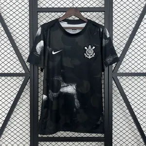 25-26 Corinthians Pre-Match Kit Soccer T-Shirt AAAAJersey Dropship Yupoo