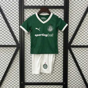 25-26 Palmeiras Home Kid Kits Youth Apparels AAAAJersey Dropship Yupoo