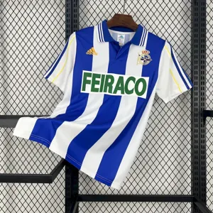 99-00 Deportivo Home Retro Kit Vintage Shirt AAAAJersey Supplier Yupoo
