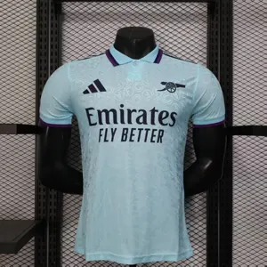 25-26 Arsenal Blue Special Edition Kit Player Version Polo Shirt AAAAJersey Dropshipping Yupoo