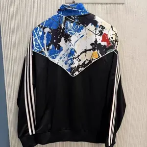 25-26 Manchester United Special Editionx Stone Roses Training Kit Jacket AAAA Jersey Supply Yupoo 2