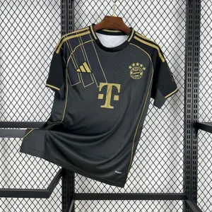 25-26 Bayern Munich x Addidas Black Special Edition Shirt Football Apparels AAAAJersey Supply Y