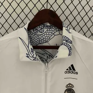 23-24 Real Madrid Reversible Windbreaker Red&Blue Double-Sides Jacket Soccer Jerseys For Sale 3