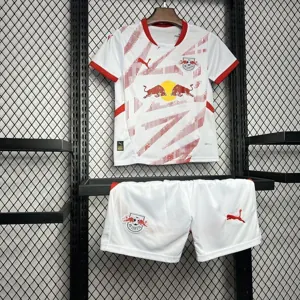 24-25 RB Leipzig Home Kid Kits Youth Apparels Football AAAAJersey Yupoo