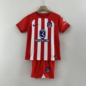 23-24 Kids Atletico Madrid home size 16-28 Cheap Football Kit