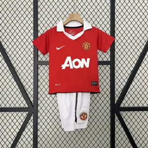 10-11 Manchester United Home Retro Kid Kits Youth Apparels AAAAJersey Wholesale Yupoo