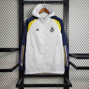 23-24 Real Madrid White Windbreaker New Jackets Soccer Jerseys Yupoo