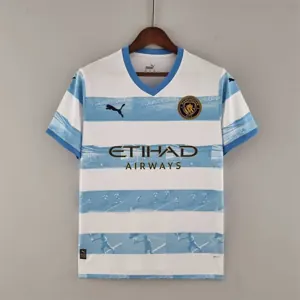 22-23 Manchester City commemorative white blue