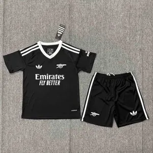 24-25 Arsenal Goalkeeper Black Kids Kits Youth Apparels AAAAJersey Supplier Yupoo