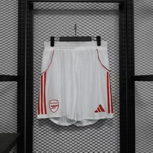 25-26 Arsenal Home White Player Version Shorts AAAAJersey Supplier Yupoo