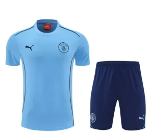 25-26 Manchester City Blue Training Kit Soccer AAAAJersey Yupoo S-2XL