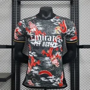 24-25 Real Madrid Red Dragon Special Edtion Kit Player Version Shirt Jersey Supplier Yupoo