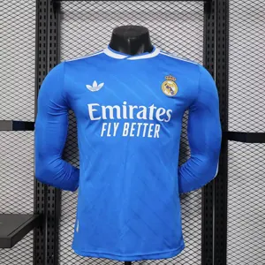 25-26 Real Madrid Third Player Version Long Sleeve Cheap Soccer AAAAJersey Supply Yupoo