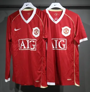 06-07 Manchester United Home Retro Kit Vintage Player Version Shirt AAAAJersey Dropship Yupoo 6