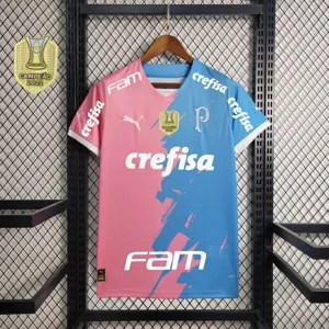 23-24 Palmeiras Special Edition Pink&Blue S-4XL Cheap Soccer Jerseys 2