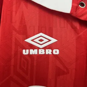 92-94 Manchester United Home Retro Kit Long Sleeve Shirt Cheap AAAAJerseys Supply Yupoo 2
