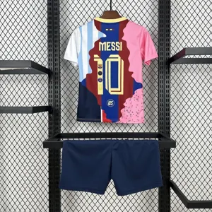 25-26 Messi Career Exclusive Edition Kid Kits Youth Apparels AAAAJersey Supply Yupoo 1