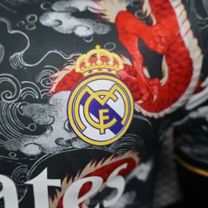 24-25 Real Madrid Red Dragon Special Edtion Kit Player Version Shirt Jersey Supplier Yupoo 5