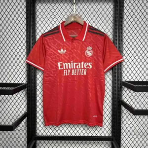 24-25 Real Madrid Red Kit Football Apparel AAAAJersey Wholesale Yupoo