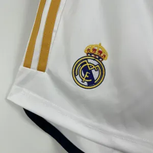 23-24 Real Madrid Home Shorts White Pants Cheap Football Kit 2