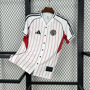 25-26 River Plate Baseball Uniform Football Kit AAAAJersey Supply Factory Yupoo