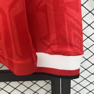 92-94 Manchester United Home Retro Kit Long Sleeve Shirt Cheap AAAAJerseys Supply Yupoo 3