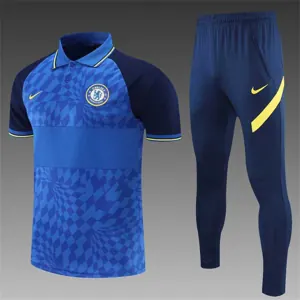 Polo Chelsea blue print