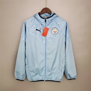 21-22 Manchester City blue windbreaker