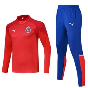 23-24 Chivas Guadalajara Training Suite Red Long Sleeve Kits Cheap Jerseys Yupoo