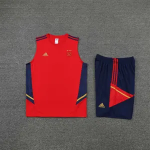 22-23 Ajax vest training suit kit Red 9