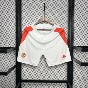 24-25 Manchester United Home Shorts Football Trousers Soccer AAAAJersey Yupoo
