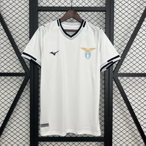 25-26 Lazio Away Kit White Football T-Shirt AAAAJersey Dropshiping Yupoo