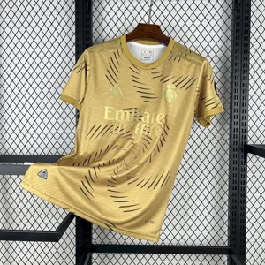 25-26 Real Madrid Gold Special Edition Shirt Football Uniform AAAAJersey Supply Yupoo