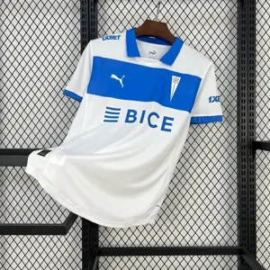 25-26 Universidad Católica Home Shirt Football Apparels Soccer AAAAJersey Yupoo