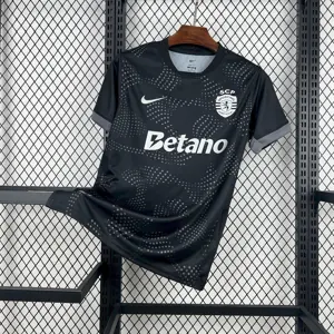 25-26 Sporting Lisbon Away Kit Football T-Shirt Soccer AAAAJersey Dropship Yupoo