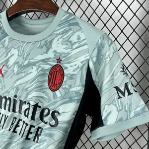 25-26 AC Milan Grenn Goalkeeper Kit Football T-Shirt AAAAJersey Supply Yupoo 5