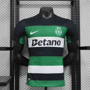24-25 Sporting Lisbon Home Kit Player Version Shirt AAAAJersey Dropshiping Yupoo