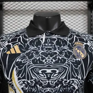 24-25 Real Madrid Black Dragon Special Edition Kit Player Version Shirt Football AAAAJersey Sup 1