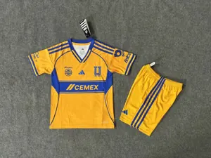 25-26 Tigres UANL Home Kid Kits Youth Apparels AAAAJersey Wholesale Yupoo 16-28