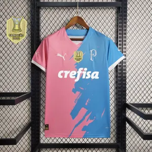 23-24 Palmeiras Special Edition Pink&Blue S-4XL Cheap Soccer Jerseys 5