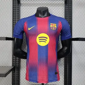 25-26 Barcelona Home Kit Player Version Shirt AAAAJersey Supplier Yupoo