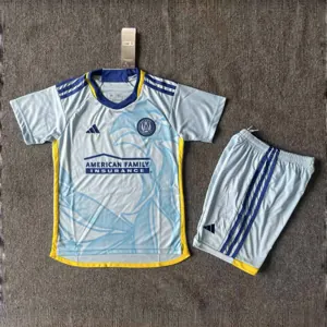 24-25 Atlanta United Away Kid Kits Youth Apparels AAAAJersey Wholesale Yupoo-1